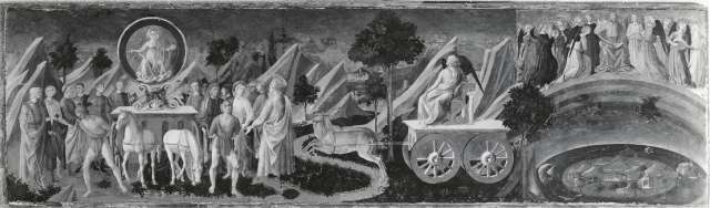 Isabella Stewart Gardner Museum — Pesellino, 1422-1457. Thriumphs of Fame, Time and Eternity — insieme